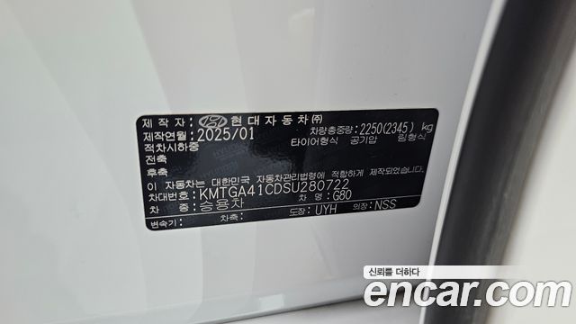 Genesis G80 (RG3) Gasoline 2.5 Turbo AWD 2025 — фото 24