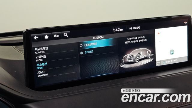 Genesis G80 (RG3) Gasoline 3.5 Turbo AWD 2022 — фото 19