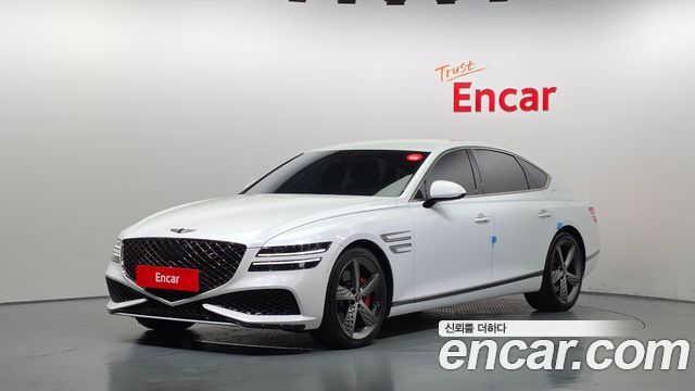 Genesis G80 (RG3) Gasoline 3.5 Turbo AWD 2023 — фото 1