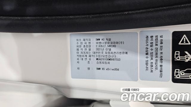 BMW X6 (G06) xDrive30d M Sport 2021 — фото 41
