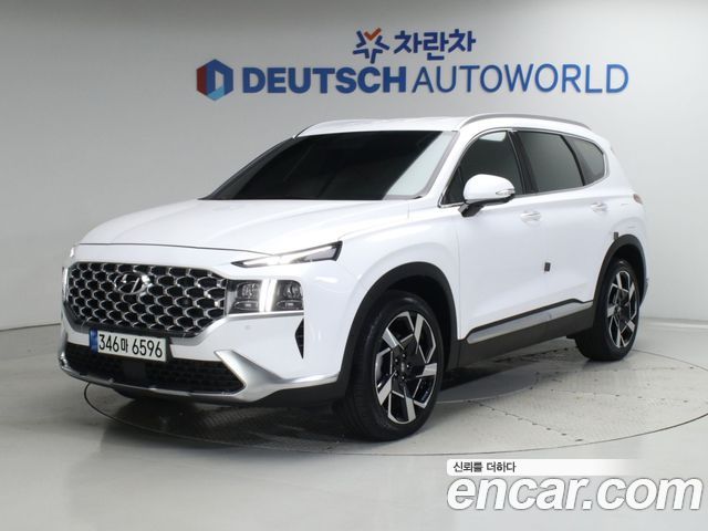 Hyundai Santa Fe Diesel 2.2 2WD Prestige 2021 — фото 2
