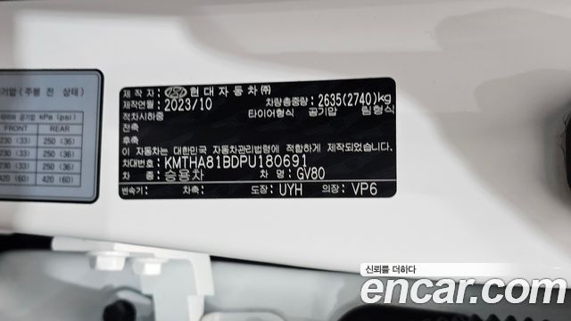 Genesis GV80 2.5T Gasoline AWD 2023 — фото 33