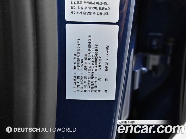 BMW X5 (G05) xDrive 30d M Sport 2021 — фото 24
