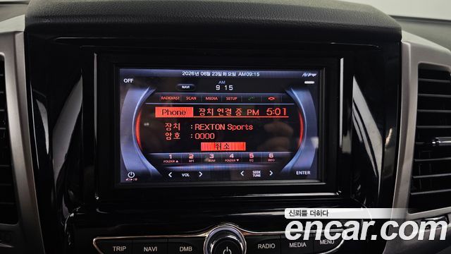KG Mobility (SsangYong) Rexton Sports Diesel 2.2 4WD Prestige 2019 — фото 15