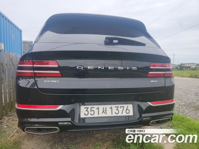 Genesis GV80 2.5T Gasoline AWD Black 2022 — фото 4
