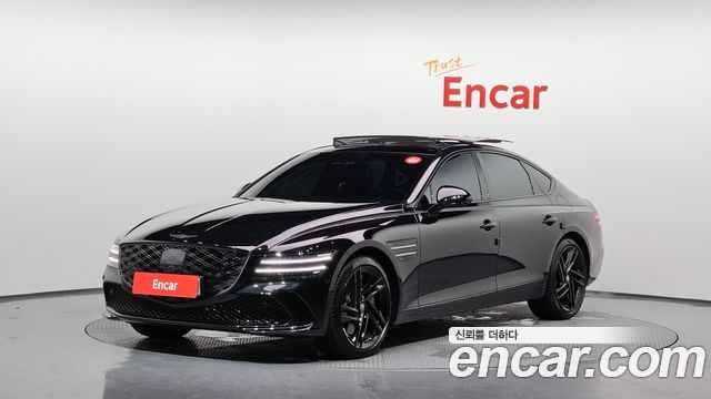 Genesis G80 (RG3) Gasoline 3.5 Turbo AWD Black 2027 — фото 1