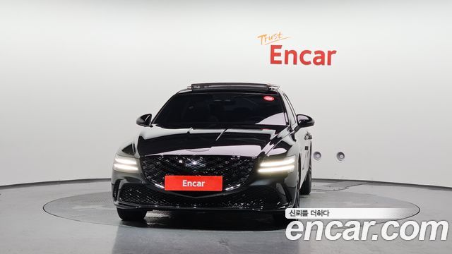 Genesis G80 (RG3) Gasoline 3.5 Turbo AWD Black 2027 — фото 3