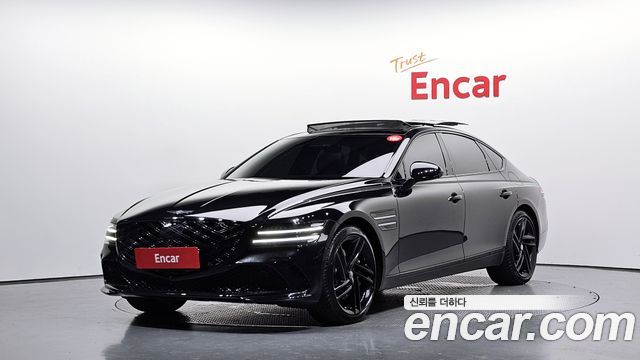 Genesis G80 (RG3) Gasoline 3.5 Turbo AWD Black 2026 — фото 1