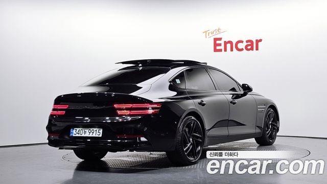 Genesis G80 (RG3) Gasoline 3.5 Turbo AWD Black 2026 — фото 2