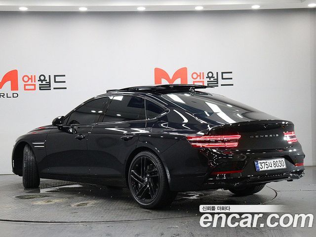 Genesis G80 (RG3) Gasoline 3.5 Turbo AWD Black 2026 — фото 3