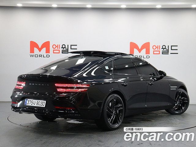 Genesis G80 (RG3) Gasoline 3.5 Turbo AWD Black 2026 — фото 4
