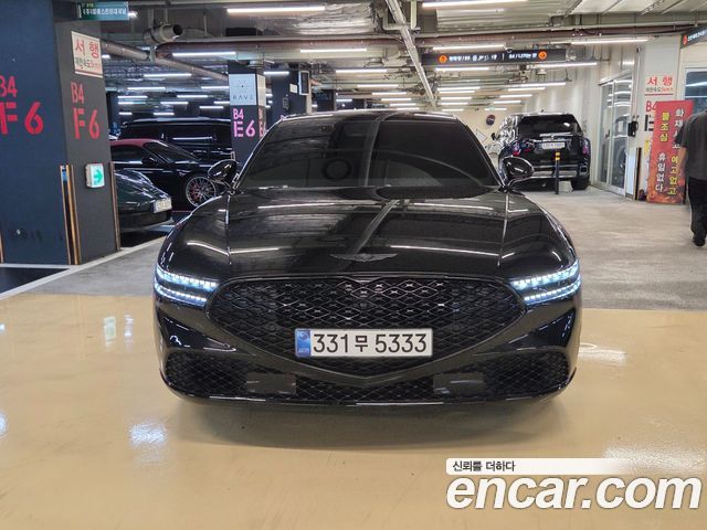 Genesis G90 (RS4) Gasoline 3.5 Turbo e-S/C AWD Black 2025 — фото 1