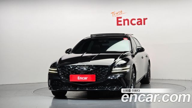 Genesis G80 (RG3) Gasoline 3.5 Turbo AWD Black 2026 — фото 3