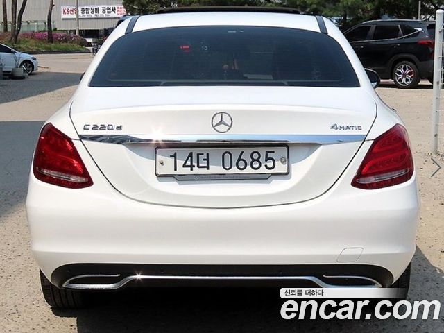Mercedes-Benz C-Class (W205) C220 d 4MATIC 2016 — фото 4