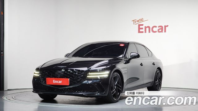 Genesis G80 (RG3) Gasoline 3.5 Turbo AWD Black 2026 — фото 1