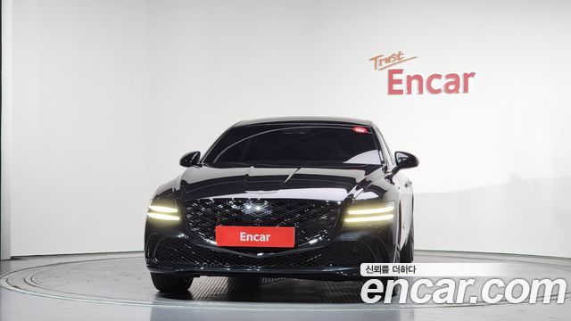 Genesis G80 (RG3) Gasoline 3.5 Turbo AWD Black 2026 — фото 3