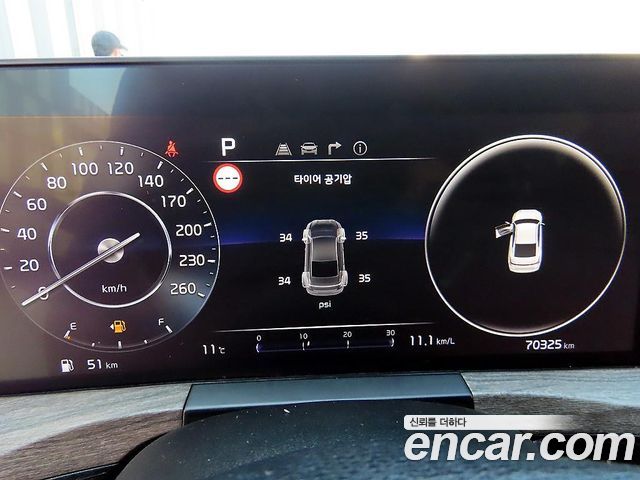 Kia K8 2.5 Gasoline 2WD Noblesse 2022 — фото 9