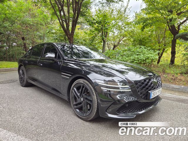 Genesis G80 (RG3) Gasoline 2.5 Turbo AWD Black 2026 — фото 1