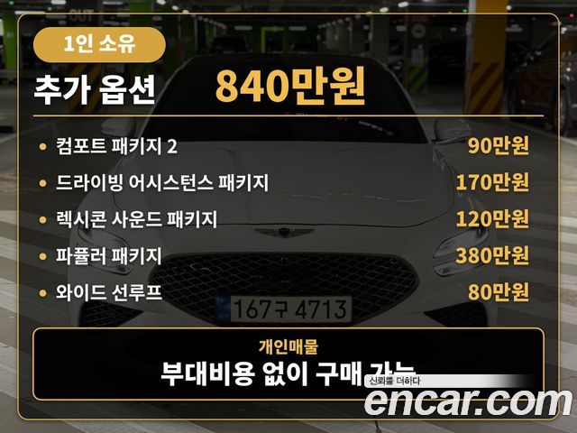 Genesis G70 Gasoline 2.0T 4WD 2022 — фото 2