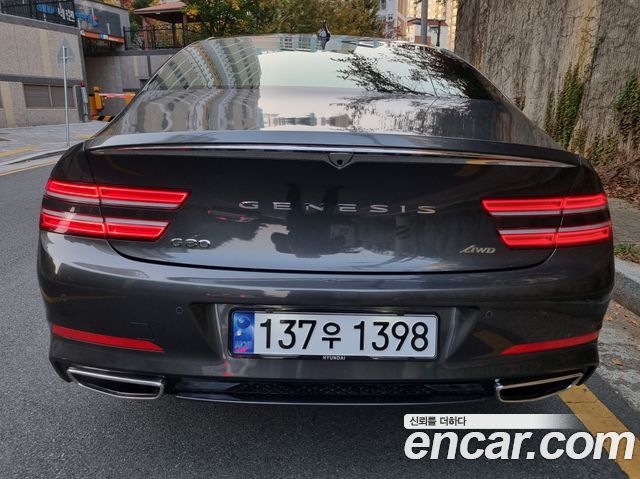 Genesis G80 (RG3) Gasoline 3.5 Turbo AWD 2022 — фото 4