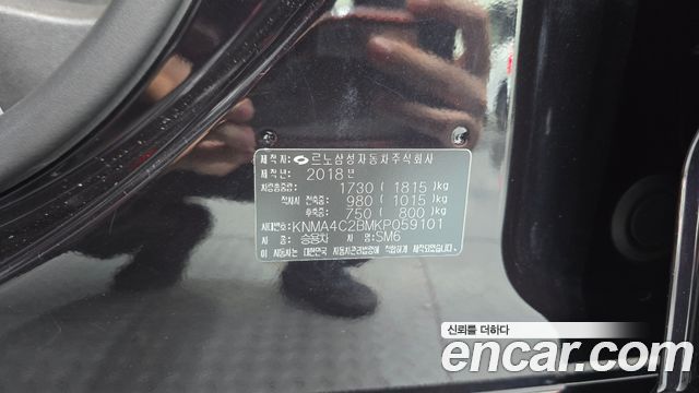 Renault Korea SM6 2.0 GDe SE 2019 — фото 19