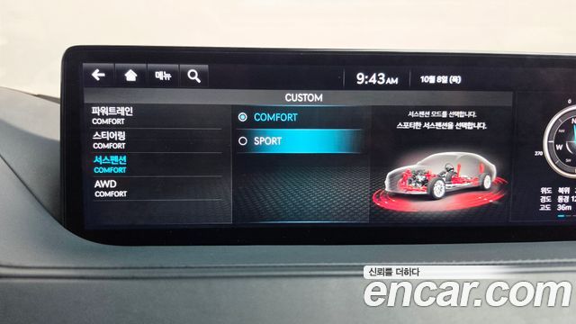 Genesis G80 (RG3) Gasoline 2.5 Turbo AWD 2022 — фото 35