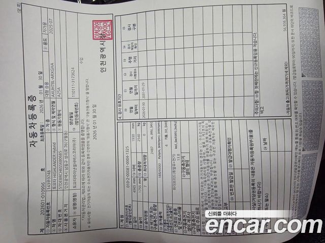 Toyota Highlander (IV) 2.5 4WD Platimum 2025 — фото 24