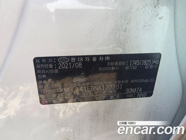 Hyundai Sonata (DN8) 2.0 Premium Plus 2022 — фото 6