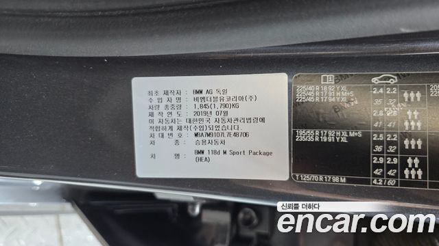BMW 1 Series (F40) 118d M Sport First Edition 2020 — фото 23