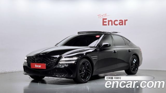 Genesis G80 (RG3) Gasoline 3.5 Turbo AWD Black 2026 — фото 1