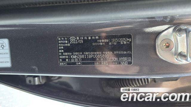 Hyundai Tucson Hybrid (NX4) Modern 2WD 2023 — фото 19