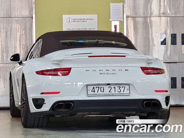 Porsche 911 Turbo Cabriolet 991 2014 — фото 5