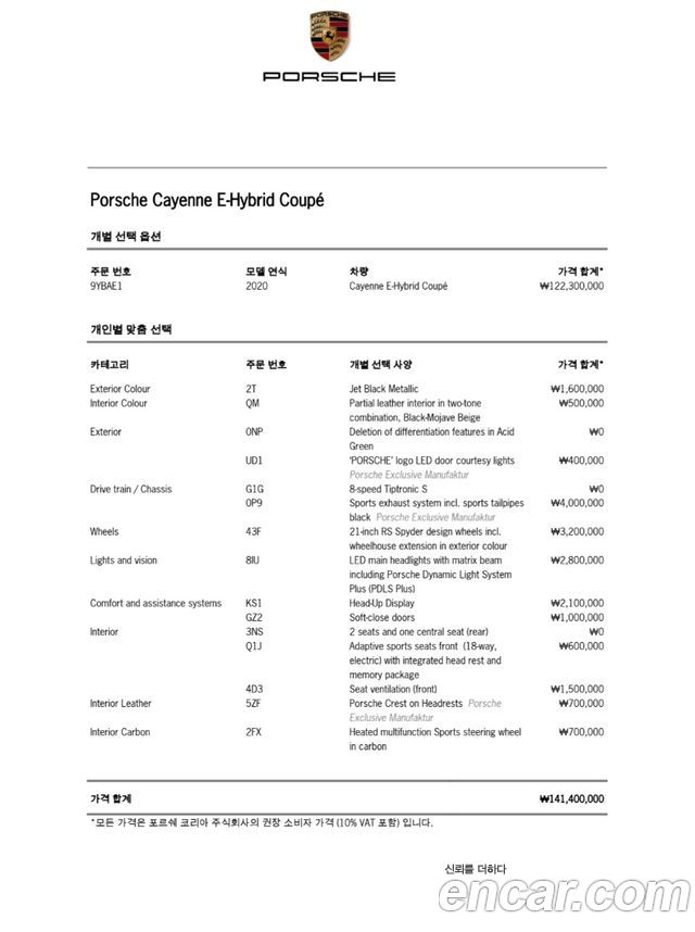 Porsche Cayenne (PO536) 3.0 E-Hybrid Coupe 2020 — фото 21