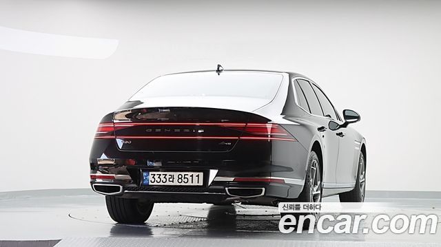 Genesis G90 (RS4) Gasoline 3.5 Turbo AWD Black 2022 — фото 4