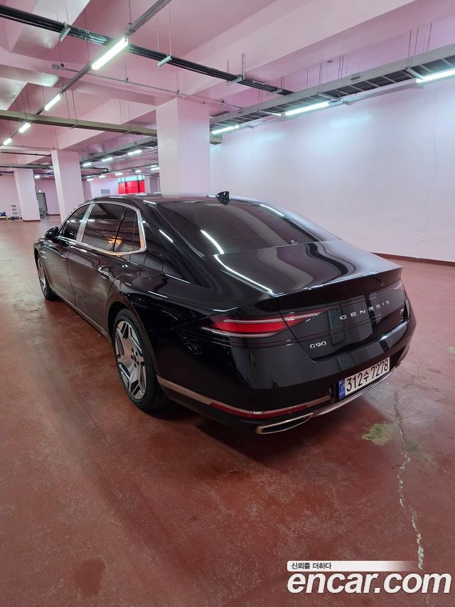 Genesis G90 (RS4) Gasoline 3.5 Turbo e-S/C AWD LWB Black 2023 — фото 2