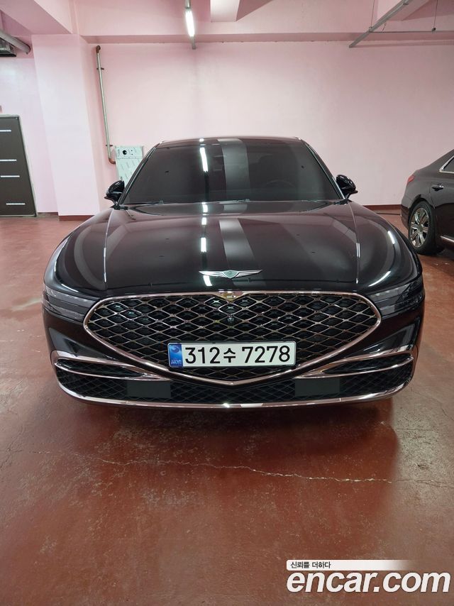 Genesis G90 (RS4) Gasoline 3.5 Turbo e-S/C AWD LWB Black 2023 — фото 3
