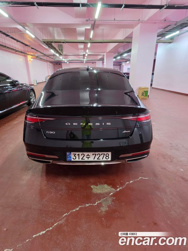 Genesis G90 (RS4) Gasoline 3.5 Turbo e-S/C AWD LWB Black 2023 — фото 4