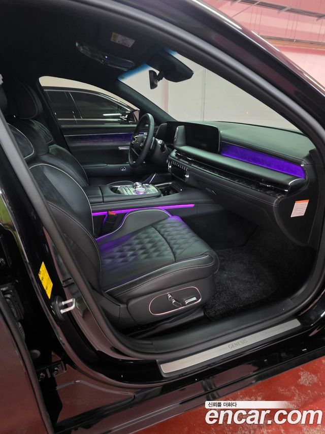 Genesis G90 (RS4) Gasoline 3.5 Turbo e-S/C AWD LWB Black 2023 — фото 9