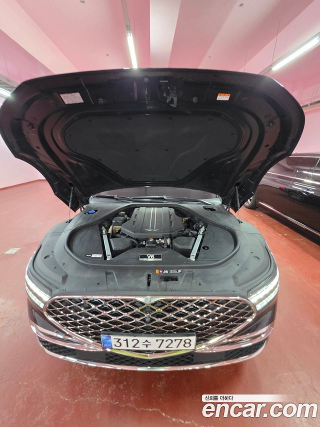 Genesis G90 (RS4) Gasoline 3.5 Turbo e-S/C AWD LWB Black 2023 — фото 16