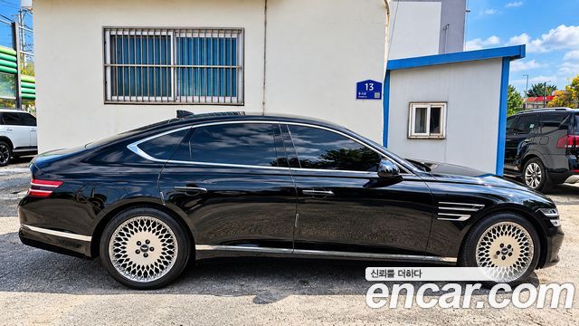 Genesis G80 (RG3) Gasoline 2.5 Turbo AWD Black 2022 — фото 4