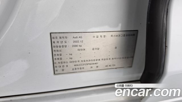 Audi A6 (C8) 40 TDI Premium 2023 — фото 31