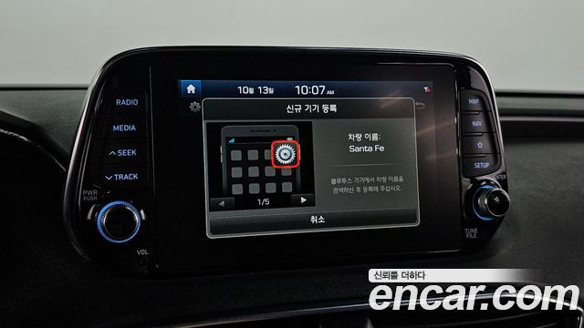 Hyundai Santa Fe (TM) Gasoline 2.0T 2WD Premium 2019 — фото 15
