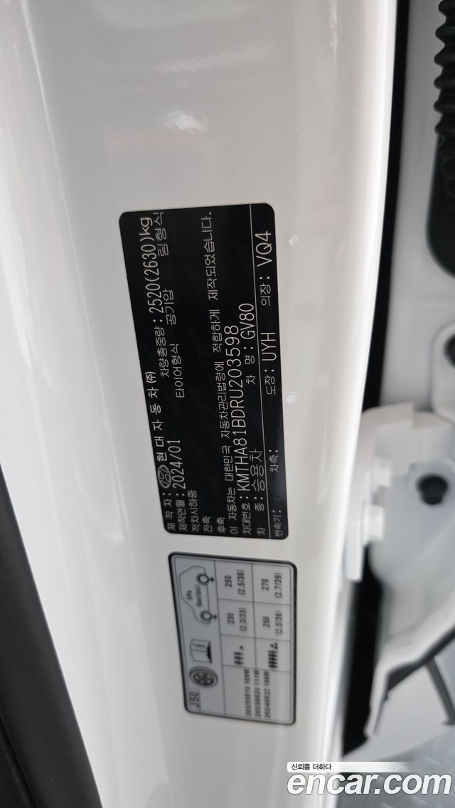 Genesis GV80 2.5T Gasoline AWD 2024 — фото 41