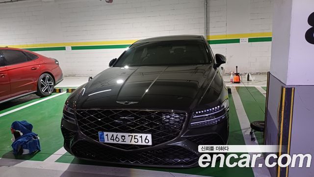 Genesis G80 (RG3) Gasoline 2.5 Turbo AWD Black 2025 — фото 2