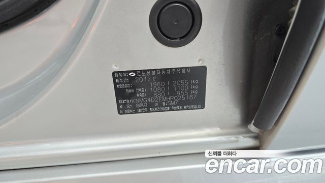 Renault Korea SM7 Nova 2.5 V6 2017 — фото 20
