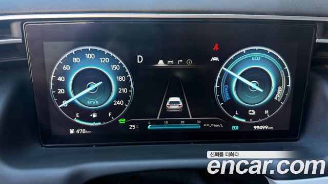 Hyundai Tucson Hybrid (NX4) Inspiration 2WD 2021 — фото 7